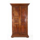 Walnut wardrobe. Lombary. Early 18th century