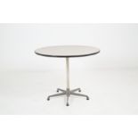 HERMAN MILLER. Metal and formica table. '70s