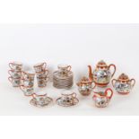 Chinese eggshell porcelain coffee service