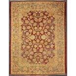 Amritsar wool carpet. India. Late 19th century