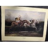MAX BRANDRETT LIMITED EDITION PRINT 'THE NATION'S FAVOURITE, DESERT ORCHID AND SIMON SHERWOOD,