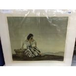 SIR WILLIAM RUSSELL FLINT R.A. PRINT 'GRISELDA' SIGNATURE AND BLIND STAMPED, 55.