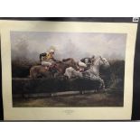 MAX BRANDRETT LIMITED EDITION PRINT 'THE NATION'S FAVOURITE, DESERT ORCHID AND SIMON SHERWOOD,