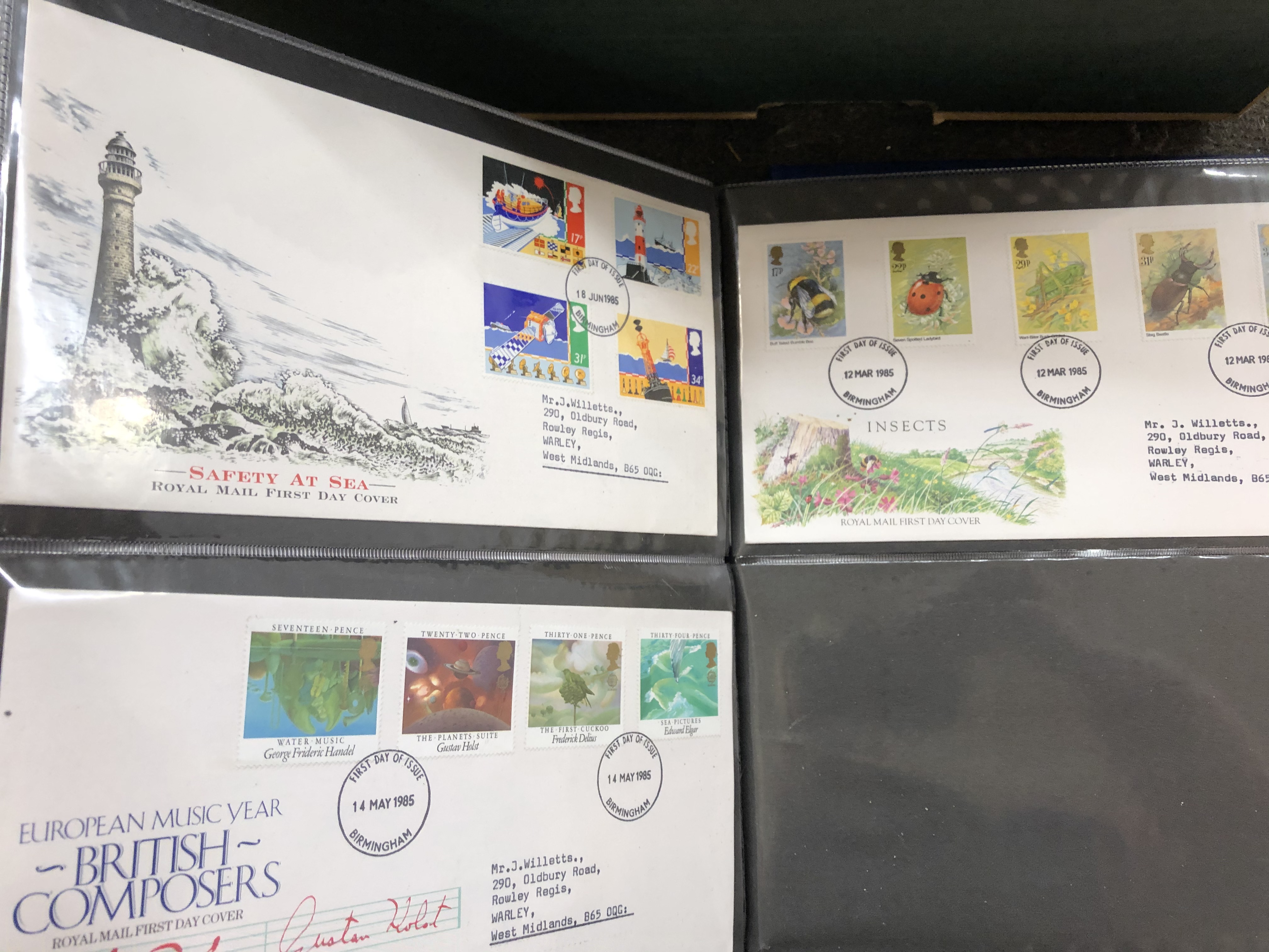 TWO BANANA BOXES OF SG FIRST DAY COVERS ALBUMS, - Image 3 of 11