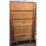 HMSO MID 20TH CENTURY OAK OFFICE STAVERTON CABINET 92CM W X 186CM H X 38CM D APPROX