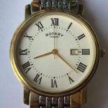 UNBOXED GENTLEMANS ROTARY BIMETAL WRIST WATCH