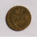 GEORGE III GOLD SPADE GUINEA 1788 8.