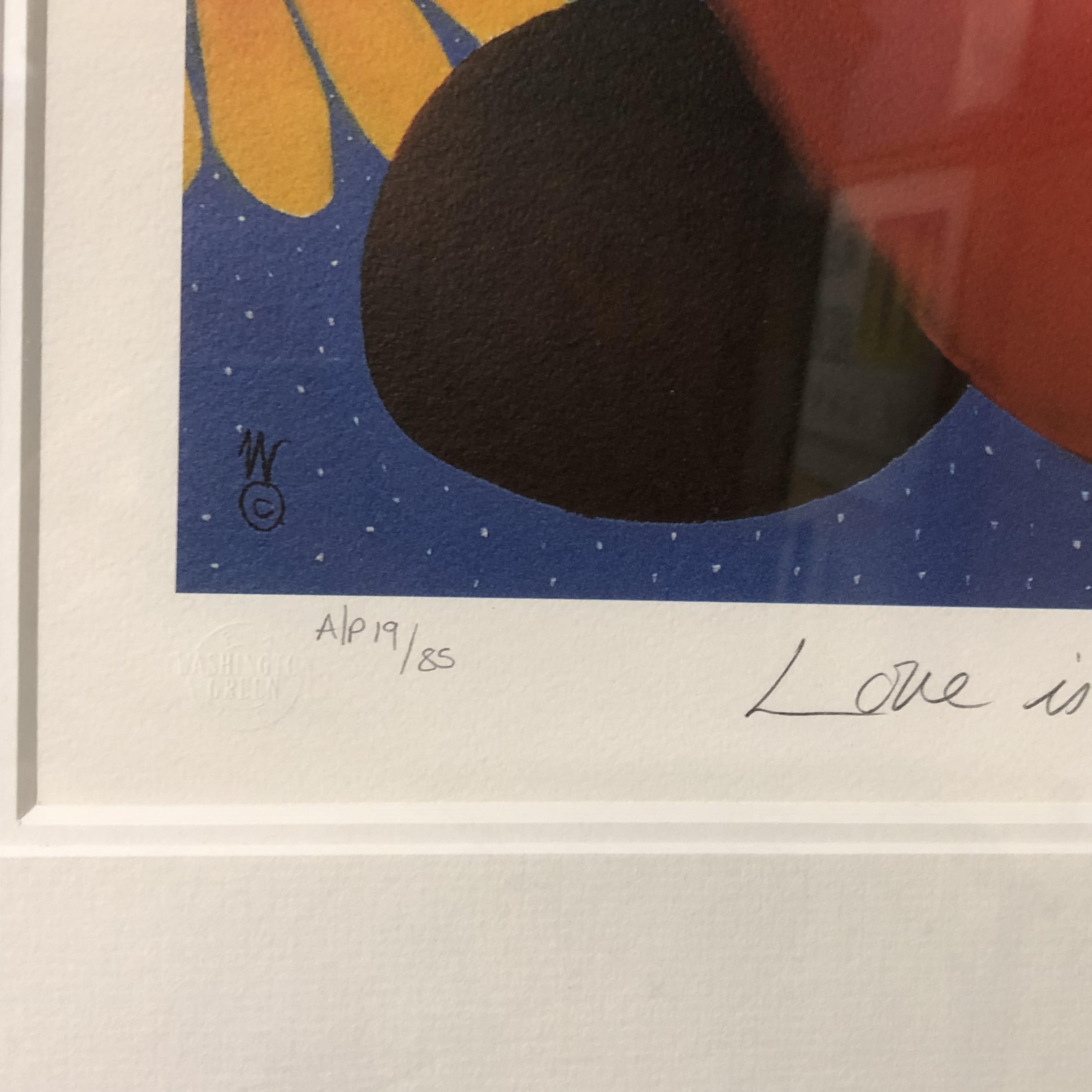 MACKENZIE THORPE- LOVE IS EVERYWHERE-LIMITED EDITION PRINT 19/85 SIGNED ARTISTS PROOF BLIND STAMP - Image 2 of 5