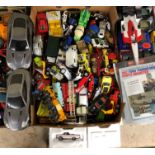 ANOTHER BOX OF PLAYWORN DIECAST MODEL CARS