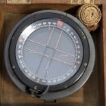 WWII BRITISH TYPE P6 SPITFIRE COMPASS IN BOX