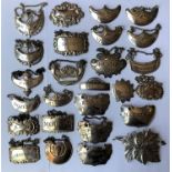 COLLECTION OF 19TH CENTURY SHEFFIELD PLATE VINE AND LEAF,