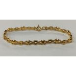 9CT LINK BRACELET 3.