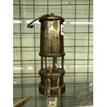 MINIATURE BRASS COLLIERY LANTERN