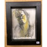 SIGNED PAINTING OF A "SELF PORTRAIT" BY DEANA NASTIC 27CM X 37CM