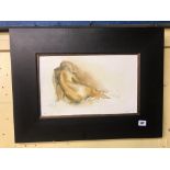 SIGNED GICLEE PRINT OF A "FEMALE NUDE" 408/500 BY BY DEANA NASTIC 40CM X 24CM