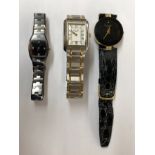 LADIES ROTARY BI METAL WRIST WATCH,