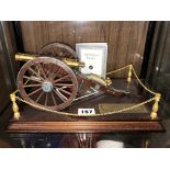 FRANKLIN MINT PRECISION MODEL OF THE 1857 CIVIL WAR CANNON