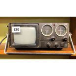 VINTAGE SOLID STATE MINI TV RADIO