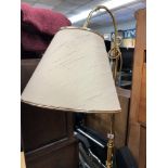 BRASS READING LAMP