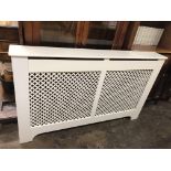 WHITE GRILLE FRONT RADIATOR COVER