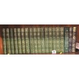 GREEN LEATHER BOUND COMPLETE WORKS OF CHARLES DICKENS