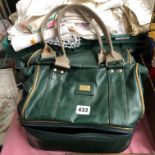 RACING GREEN JAGUAR BAG CONTAINING CHALLENGER KR SIZE NO.