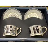BOXED WEDGWOOD CELEBRATION OF THE MILLENNIUM TEA CUP AND SAUCER SET