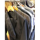 SELECTION OF GENTLEMEN'S CLOTHING INCLUDING A MOURNING SUIT
