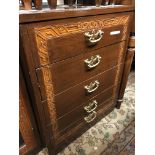 CHINESE DESIGN FIVE DRAWER CHEST