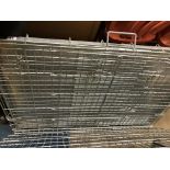 GALVANISED AND WIRE WORK DOG TRAVEL CAGE