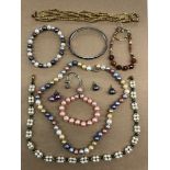 HONORA AND LOLA ROSE PEARL NECKLACES,