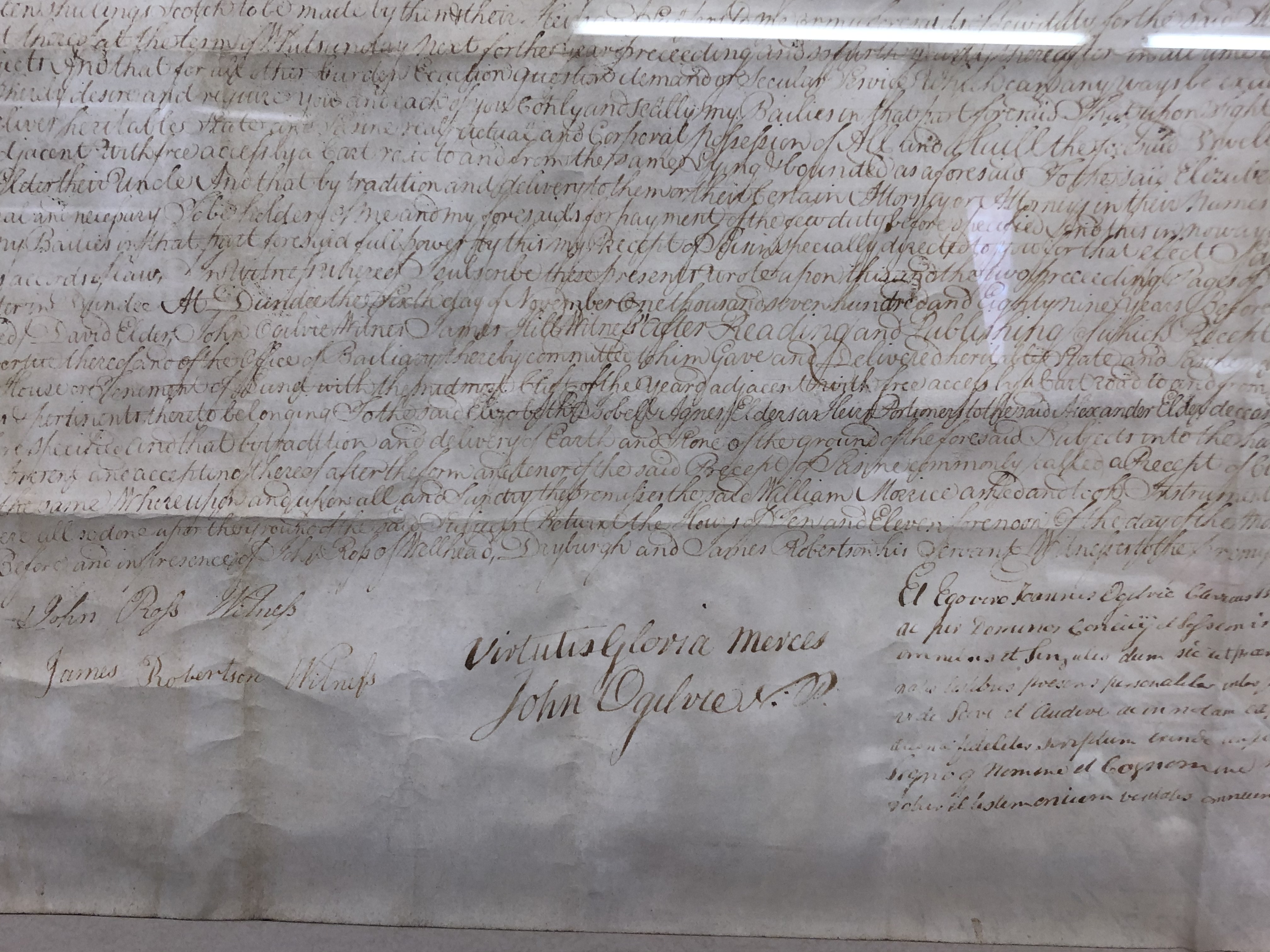 PARCHMENT INDENTURE F/G 70 X 81CM APPROX - Image 3 of 4