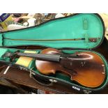 CHINESE LARK VIOLIN WITH BOW AND CASE