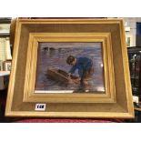 PASTEL BOY PADDLING IN THE SEA AFTER DOROTHEA SHARP