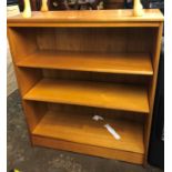 TEAK OPEN BOOKCASE