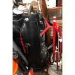 BROWNING GOLF BAG AND CLUBS
