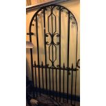 HEAVY DUTY IRON ARCHED GATE