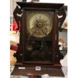 19TH CENTURY GINGER BREAD TYPE SHELF CLOCK