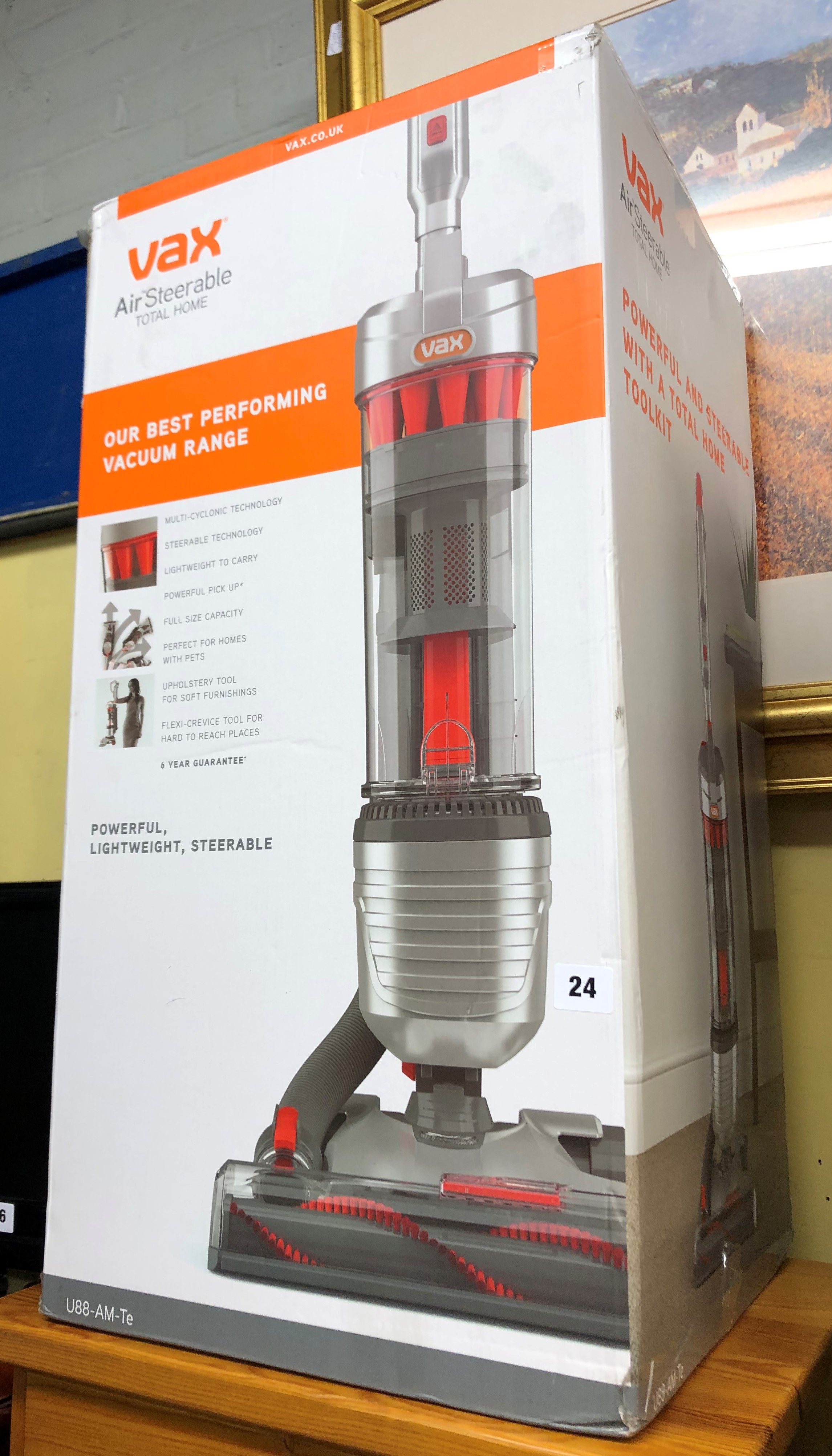 BOXED VAX AIR STEERABLE VACUUM CLEANER