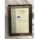 STERLING SILVER EASEL BACK PHOTOGRAPH FRAME