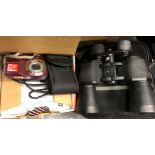 AGFA DIGITAL CAMERA AND PAIR OF BINOCULARS