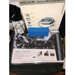 NYLON LAPTOP BAG, BELKIN UNIVERSAL TRANSMITTER KIT,