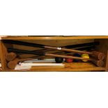 GARDEN GAMES CROQUET SET IN NYLON HOLDALL