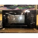 BLACK MICROWAVE OVEN
