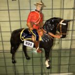 BESWICK ROYAL CANADIAN MOUNTIE (MINOR NICK TO BRIM OF HAT)