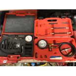 BLUE POINT DIESEL ENGINE COMPRESSION TEST KIT AND A CLARKE TEST KIT