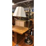 REEDED COLUMN READING LAMP