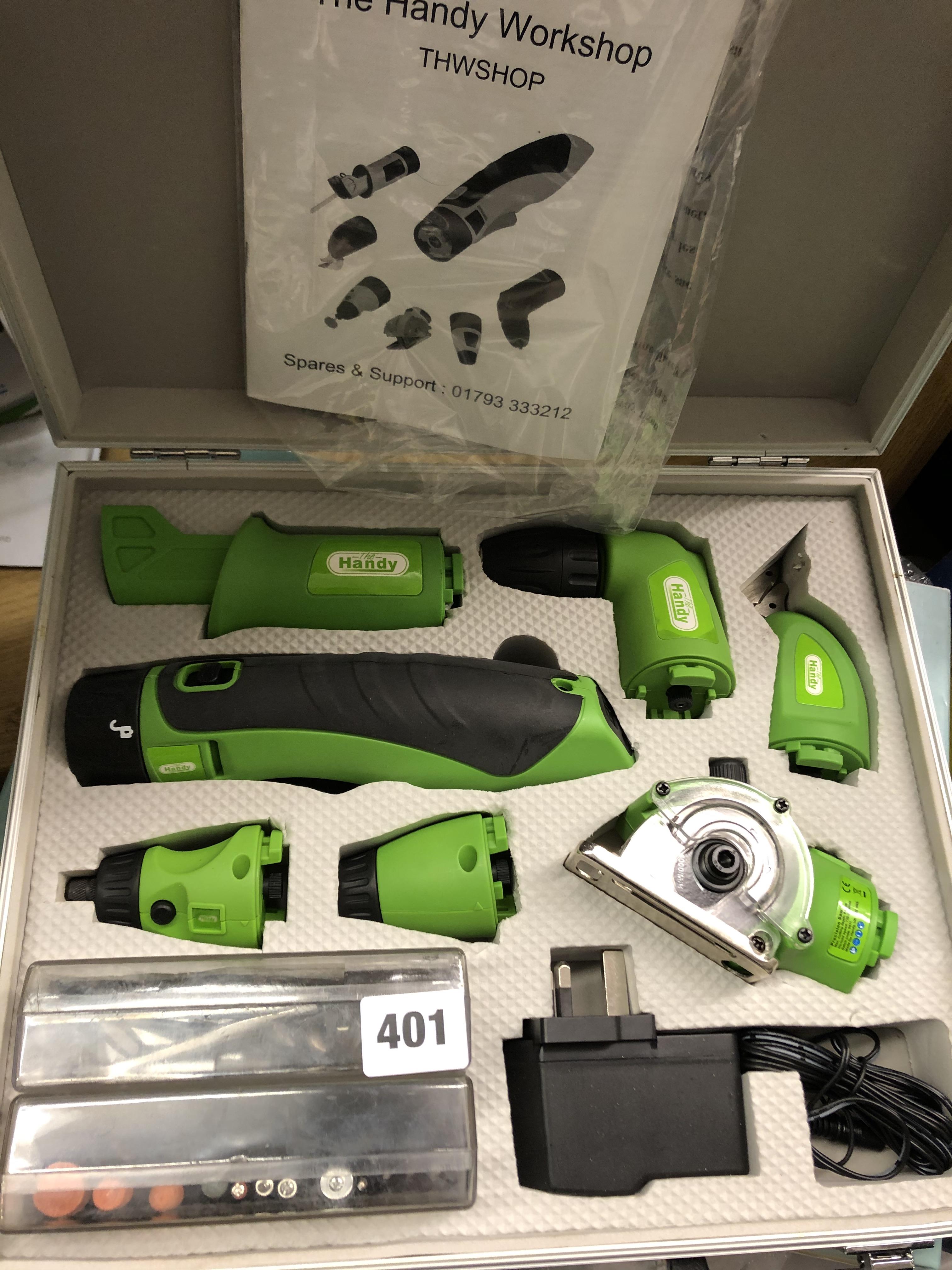 CASED HANDY WORKSHOP POWER TOOL KIT