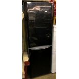 BLACK INDESIT FRIDGE FREEZER