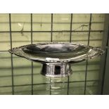 SHEFFIELD SILVER PIERCED LOZENGE PEDESTAL BONBON DISH 3.